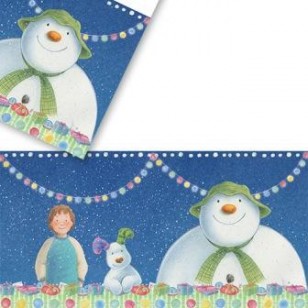Raymond Briggs Snowman Plastic Tablecover
